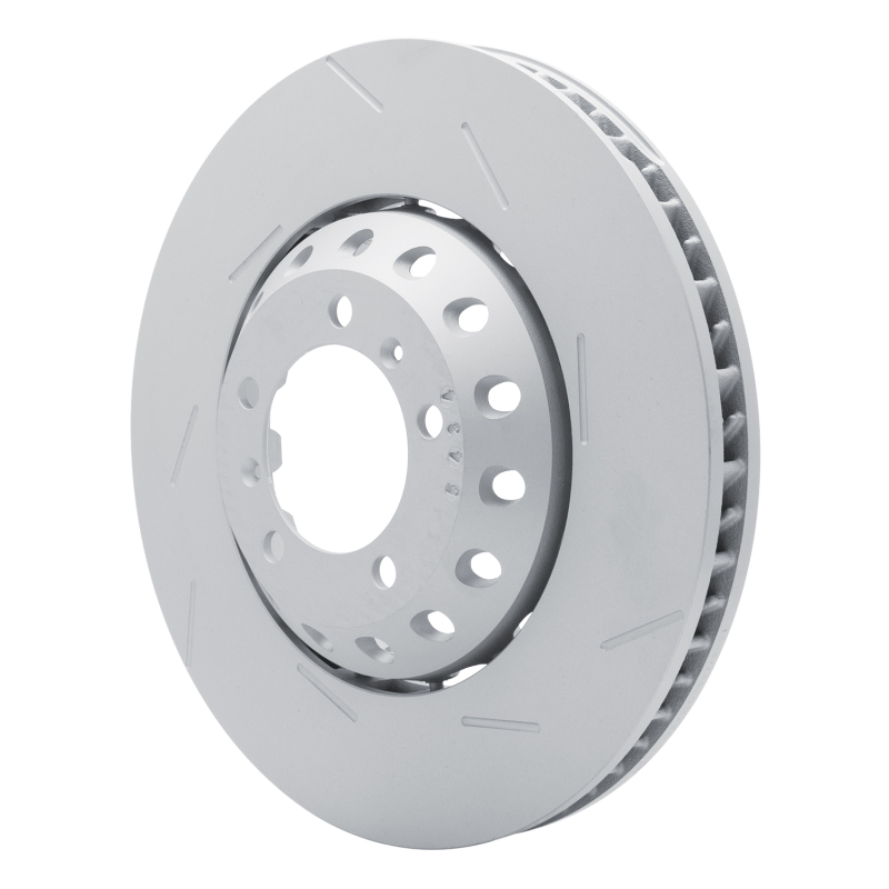 Porsche Panamera Brake Rotor (1) - Left Front - R1 Concepts - Slotted Carbon Alloy GeoMET - `10-`16